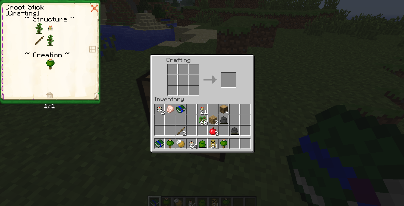 Shows how a favored recipes looks like when you want to craft.