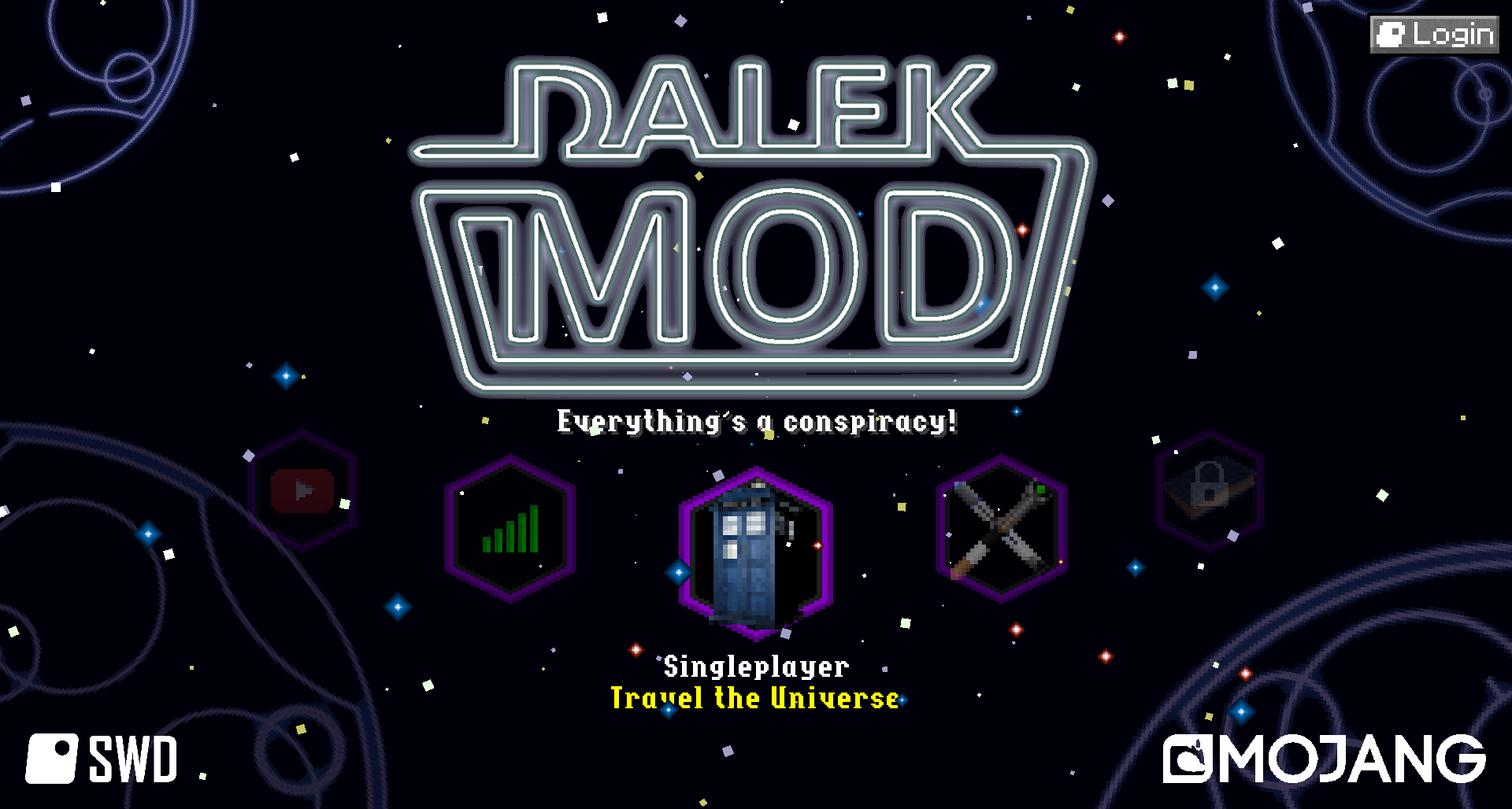 Dalek Mod Title Screen