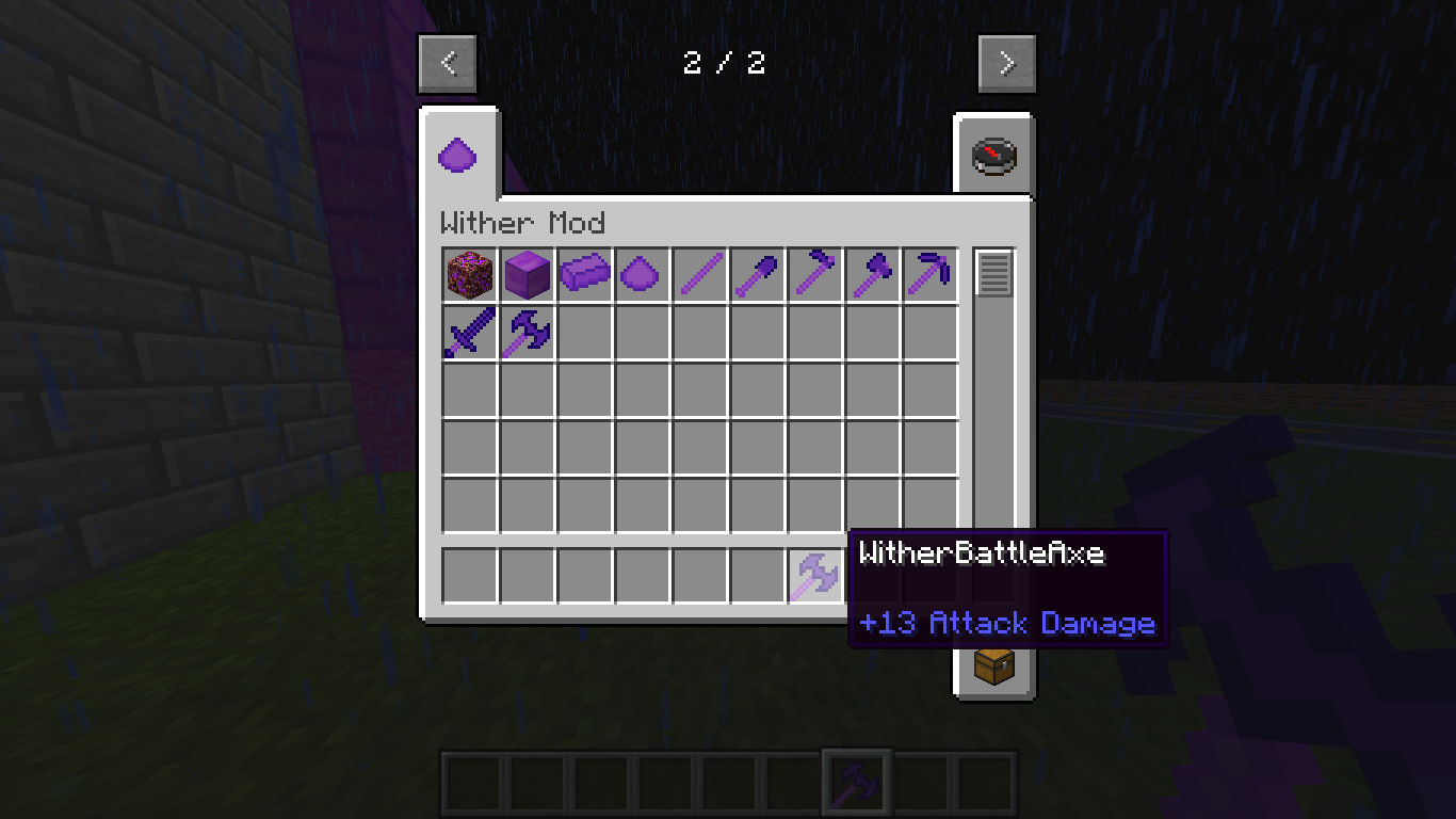 Wither Mod Creative Tab