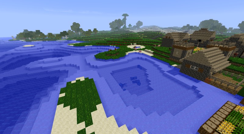 Beautiful shoreline