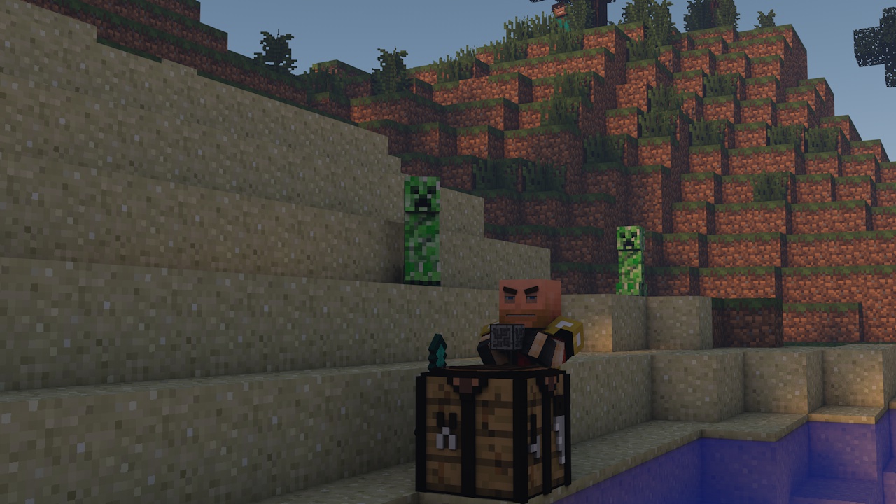 This is NOT in minecraft. The map was exported as 3D Object, and then imported and rendered with cinema4d!