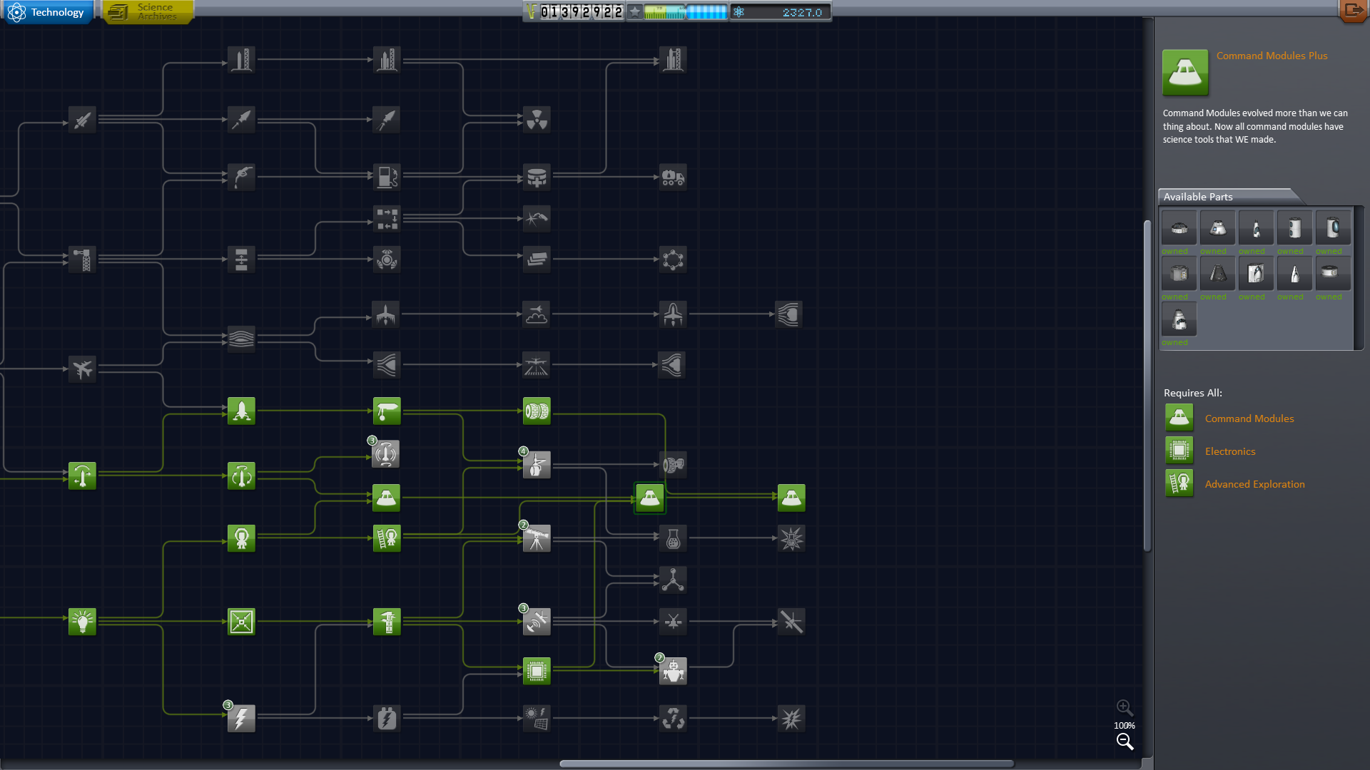 New Tech Tree