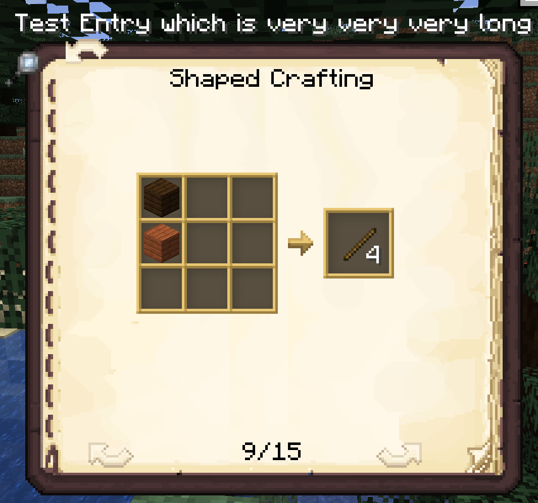 Example Crafting Recipes