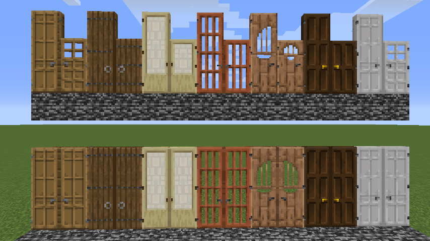 minecraft garage door mod