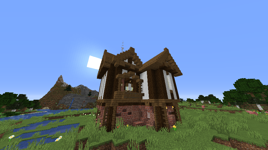 The house were a hunter used to live not far ago