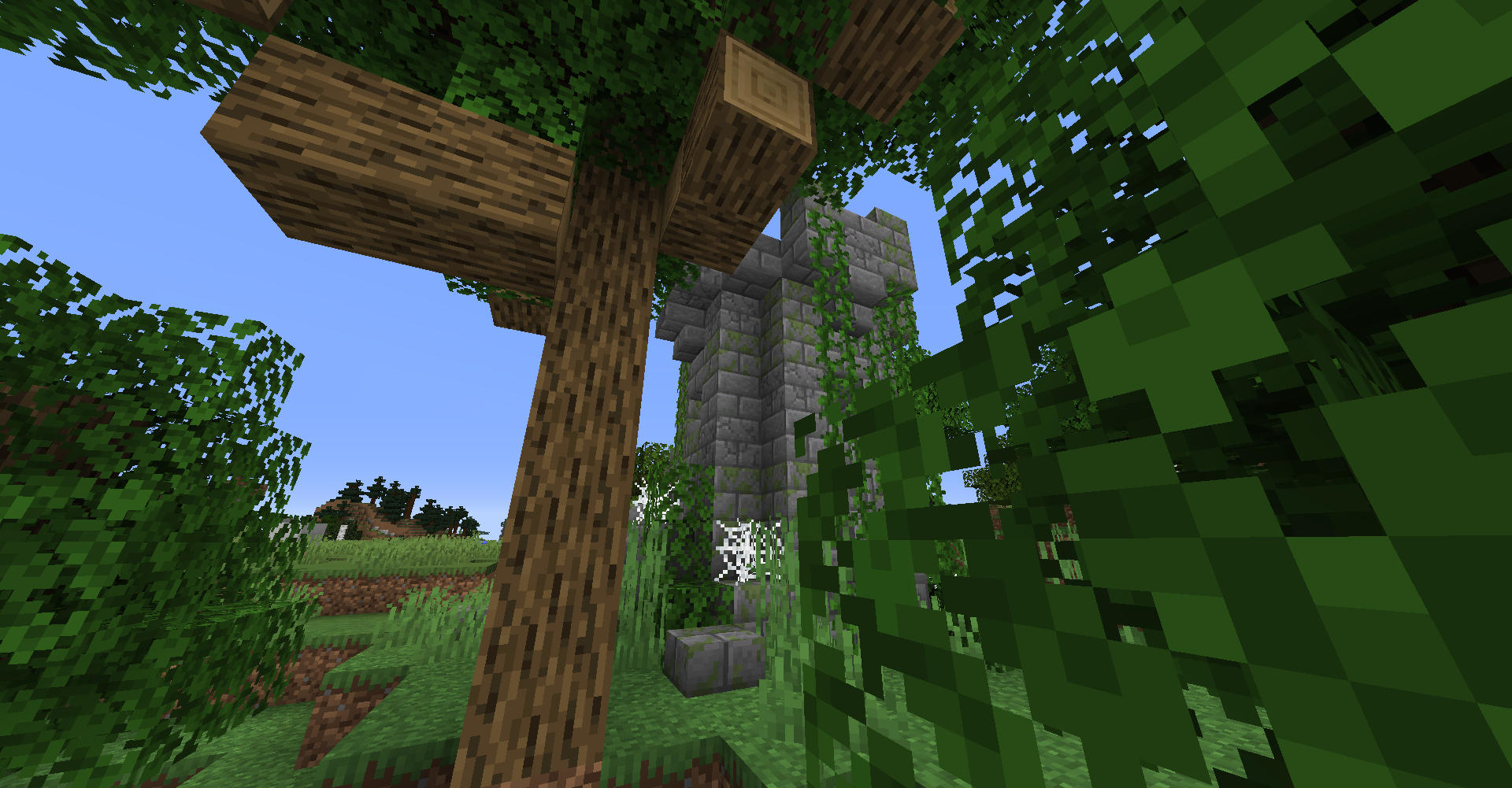 The ruins of a once well defended structure