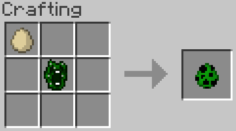 Crafting Recipe Spawn egg #1