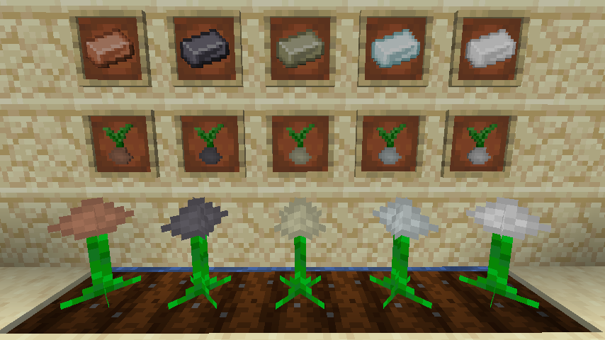 Resource pants and seeds for Copper, Lead, Nickel, Silver and Tin.