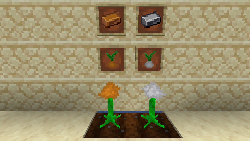 Resource plants and seeds for Copper and Zinc.