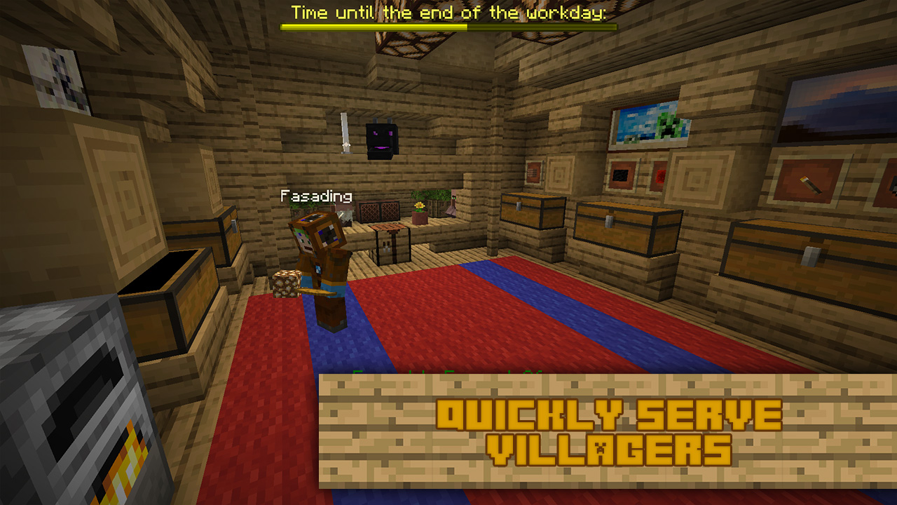 Quickly serve villagers