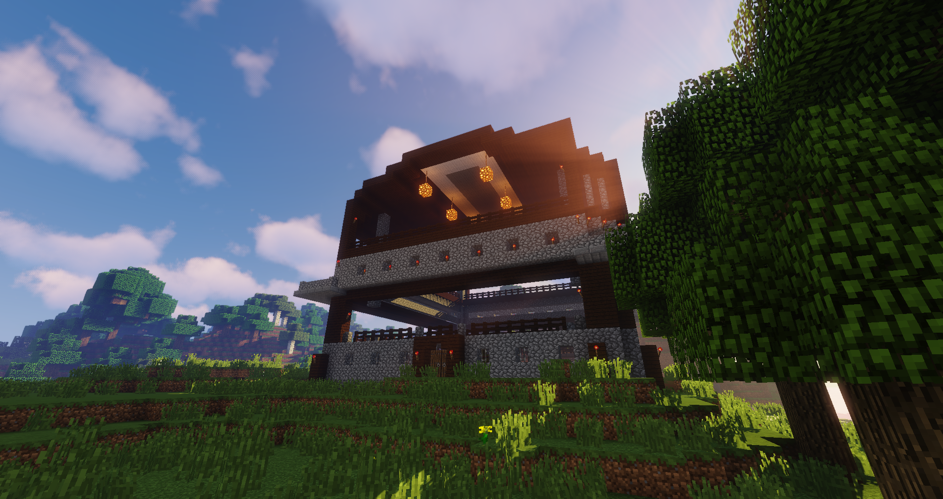 Sunny skies and beautiful landscape makes this the perfect place to store prisoners and supplies for raids.