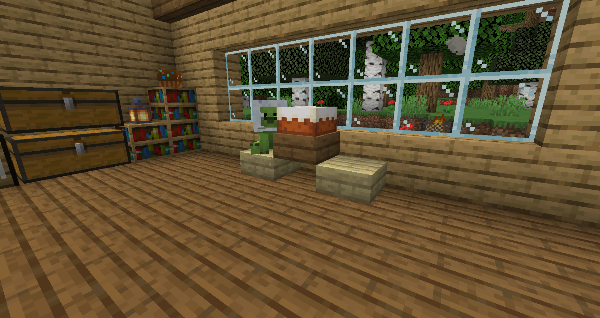 A house showing off some of the content added by submissions.