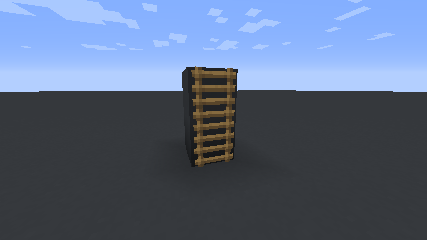 You don't actually notice it that much, but I made the ladder a bit darker.