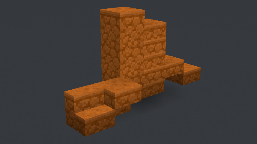 Same for red sandstone slabs.