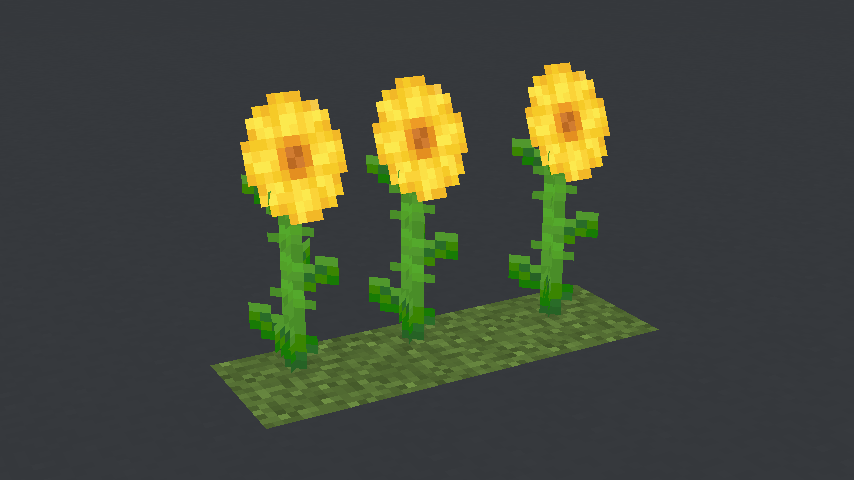 I made the sunflower a bit bigger.