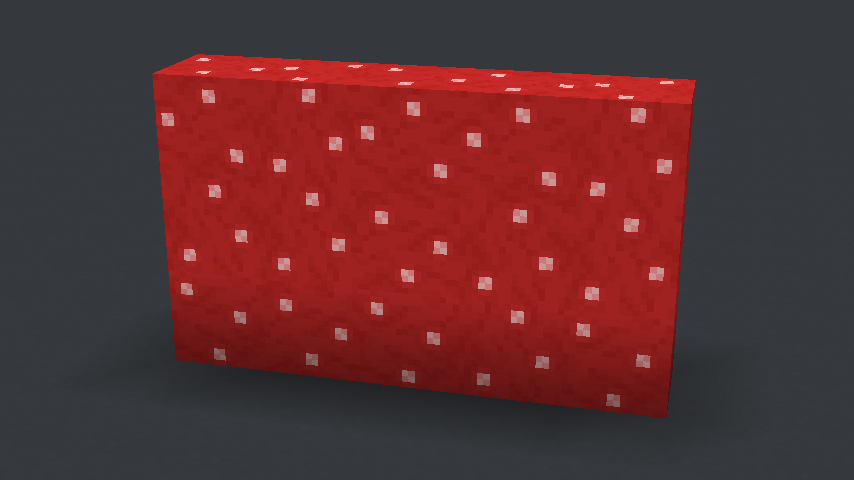 I randomized the dots on red mushroom blocks.