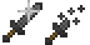 I made the mob effects strength and weakness look like my version of the iron sword.