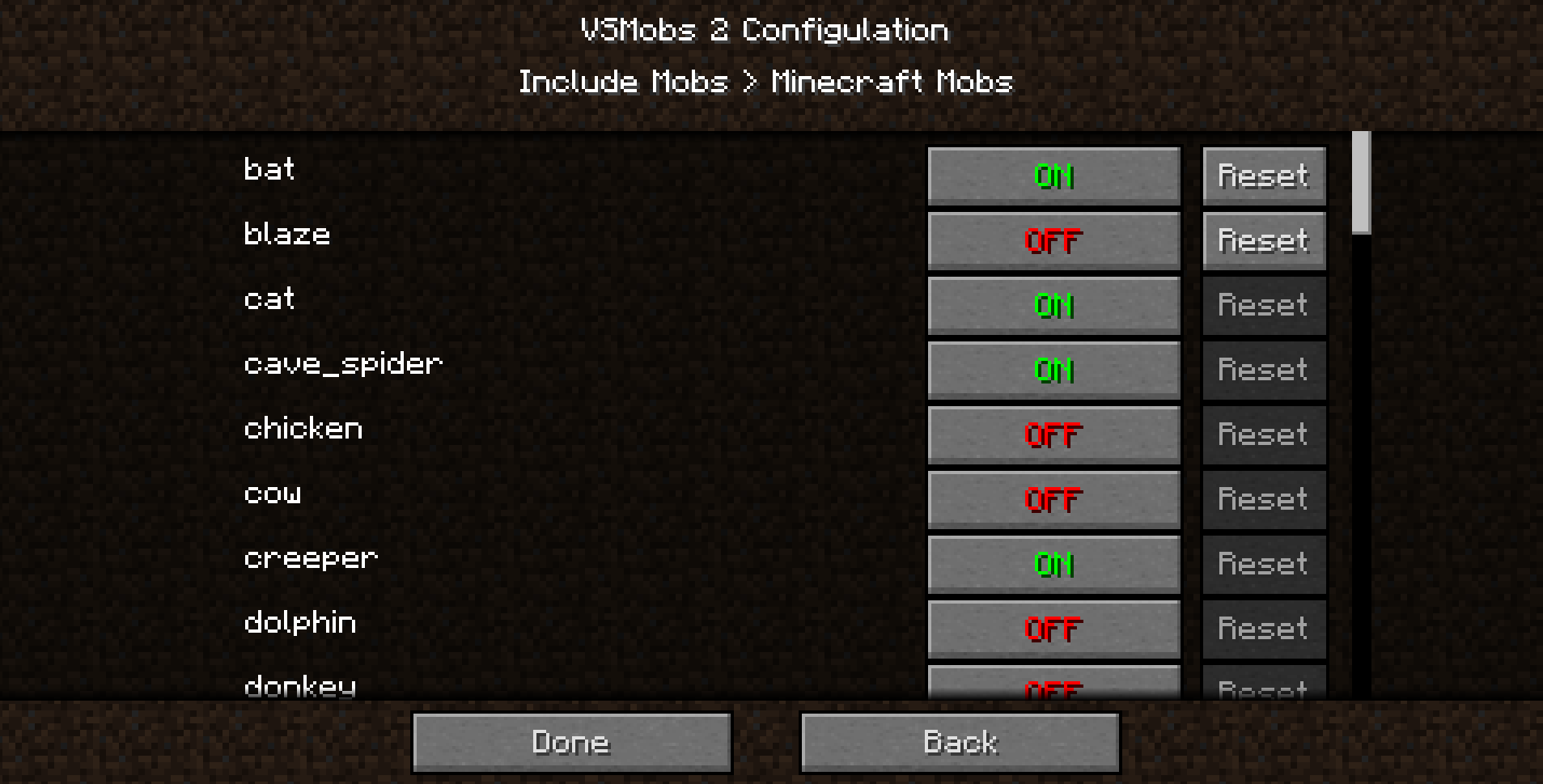 morph mod how to change mob if they have the same name