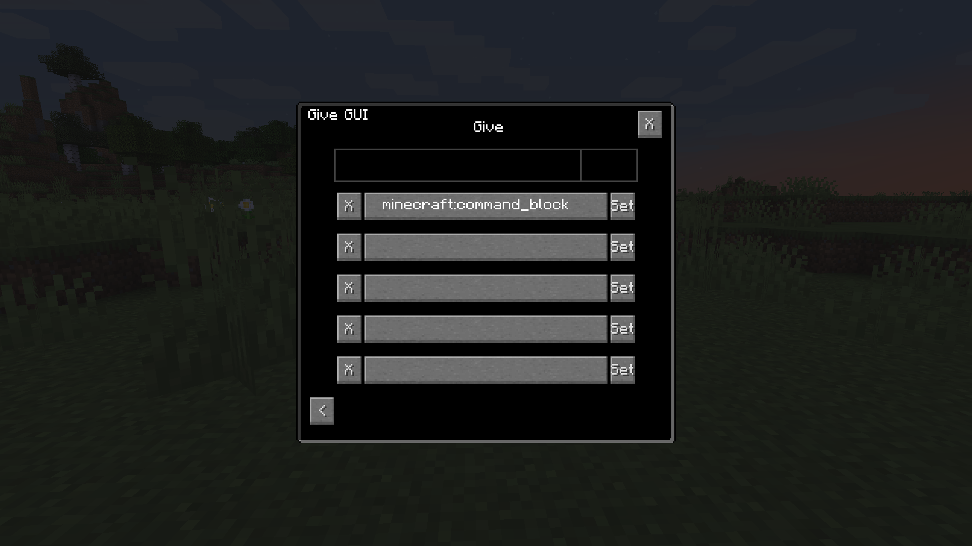 Create your own Give GUI buttons!