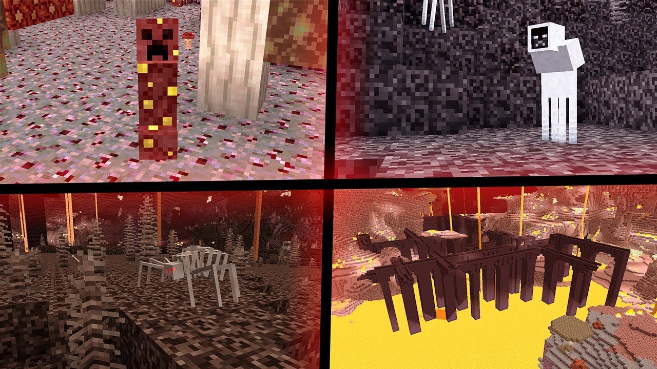 When you go to the nether, you can see how official minecraft updates are unsignificant next to mods. You will meet new mobs and bosses, new generation, many ores and you won't have to find a dungeon to gather nether warts.