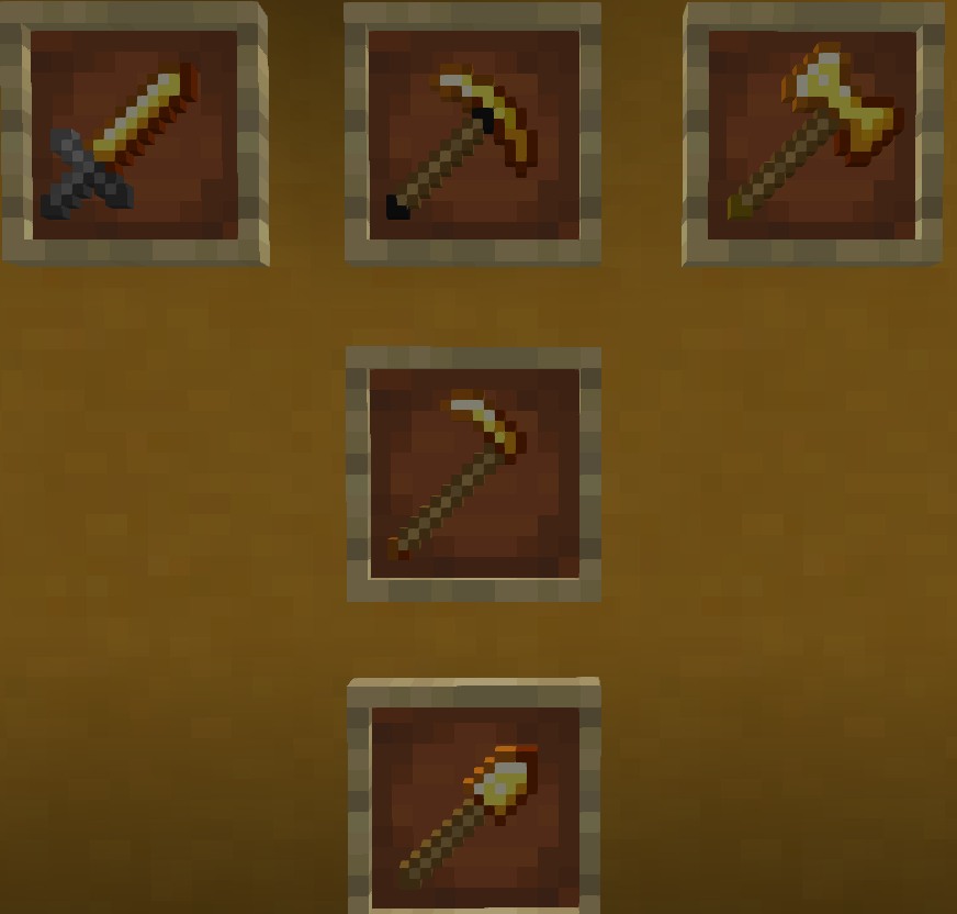 Golden Tools & Weapons