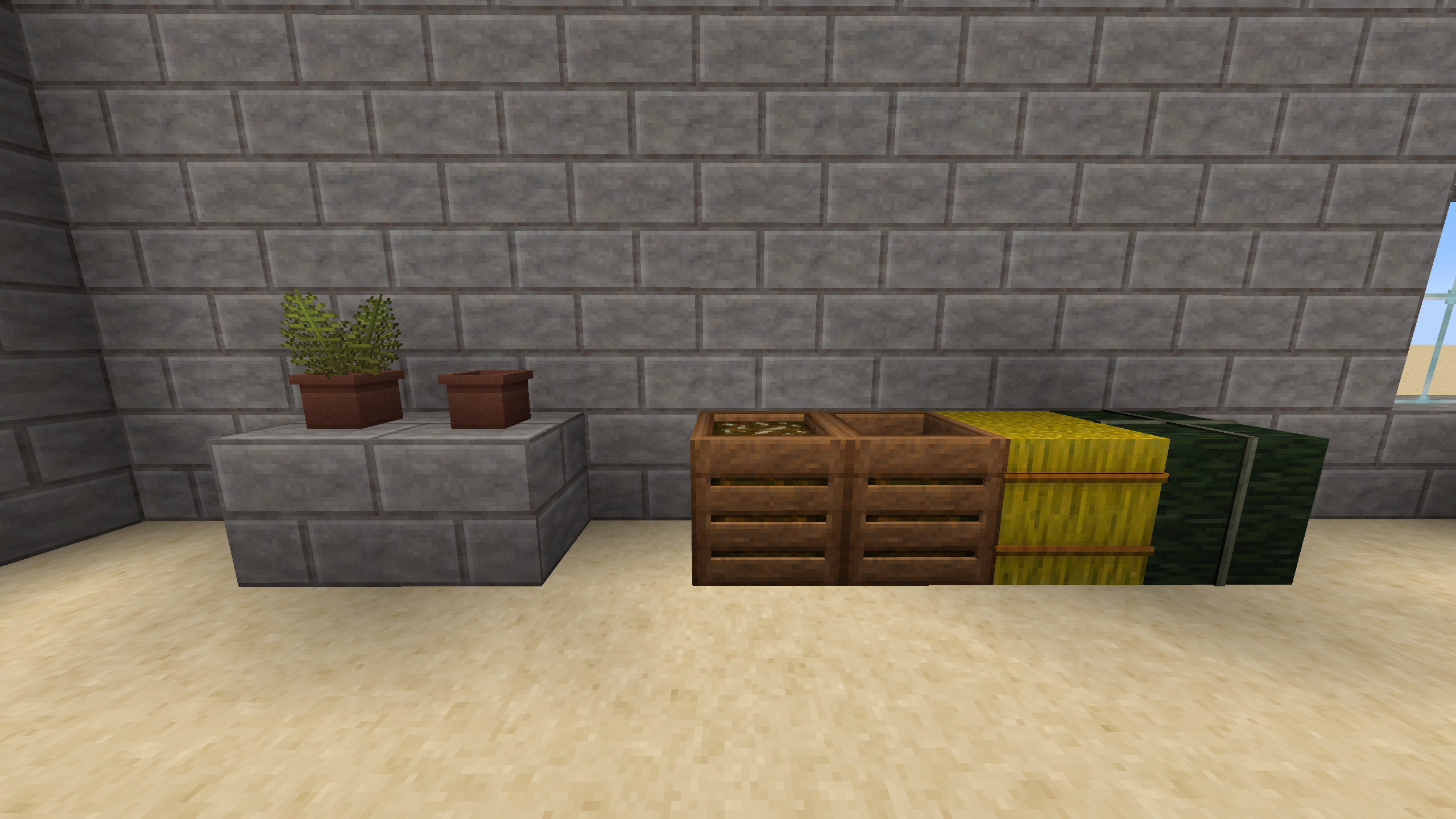 Pots, Hay, and Dried Kelp