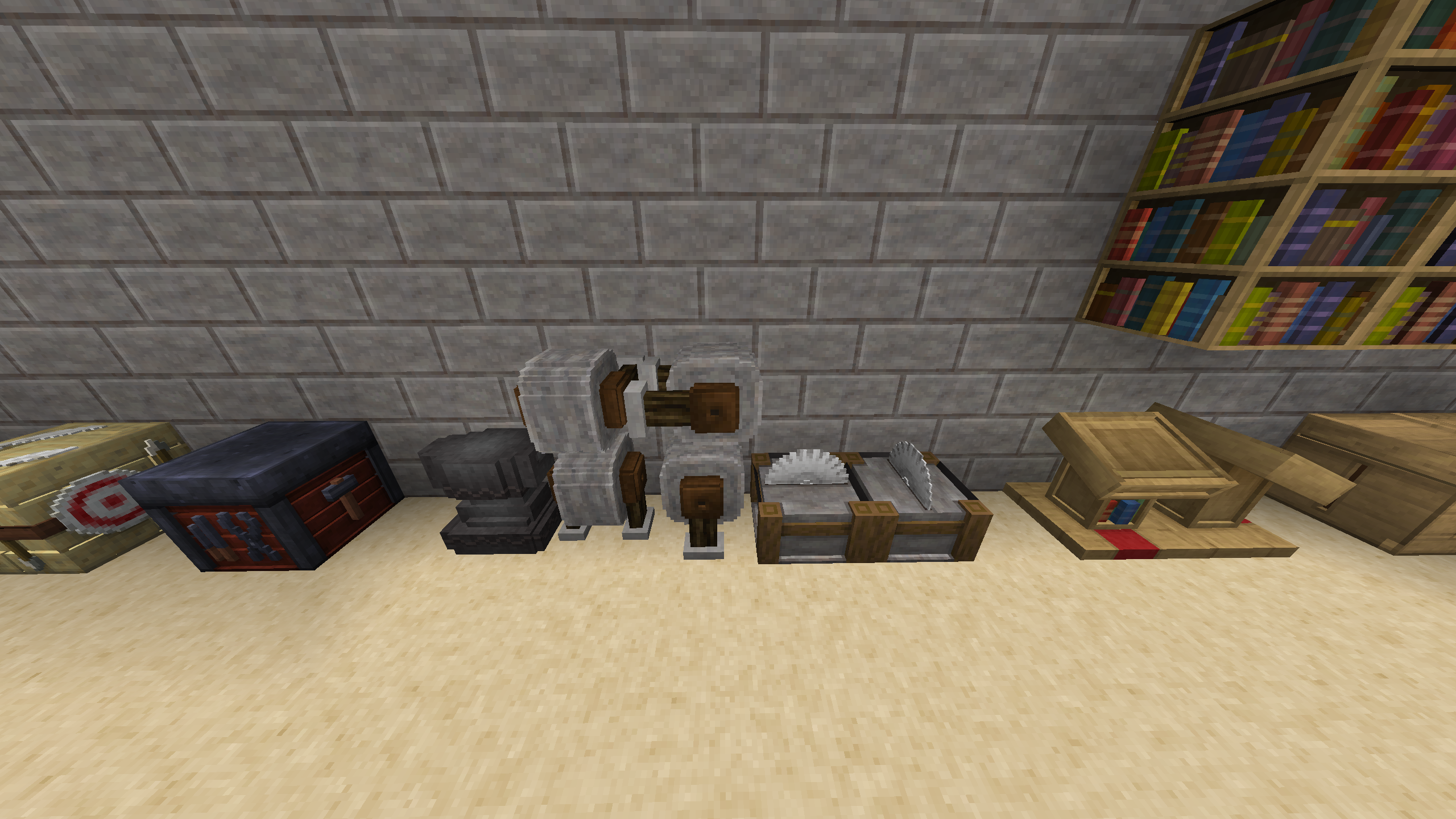 Anvil, Grindstone, Stonecutter