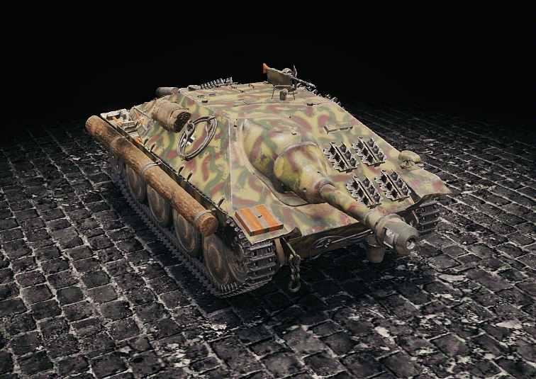 Hetzer with 105