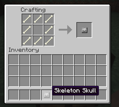 SkeletonSkullCrafting