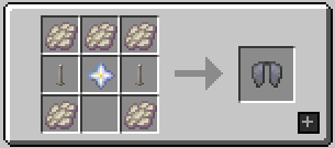 1. row: Phantom Membrane (x3); 2. row: End Rod / Nether Star / End Rod; 3. row: Phantom Membrane / (empty) / Phantom Membrane