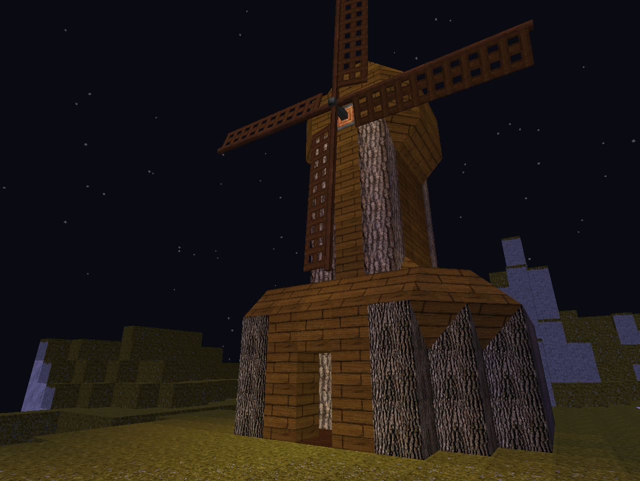It's just a Mill from Immersive Engineering mod, used to produce small amounts of RF. TexturePack: Nyssa's Touch of Realism