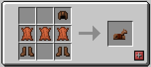 Leather Horse Armor Crafting Recipe