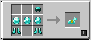 Diamond Horse Armor Crafting Recipe