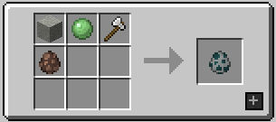 Vindicator Spawn Egg Crafting Recipe