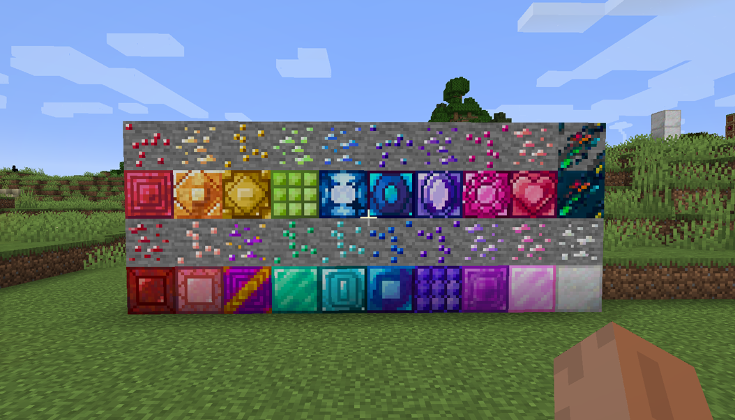 1.16 Gem ore and blocks