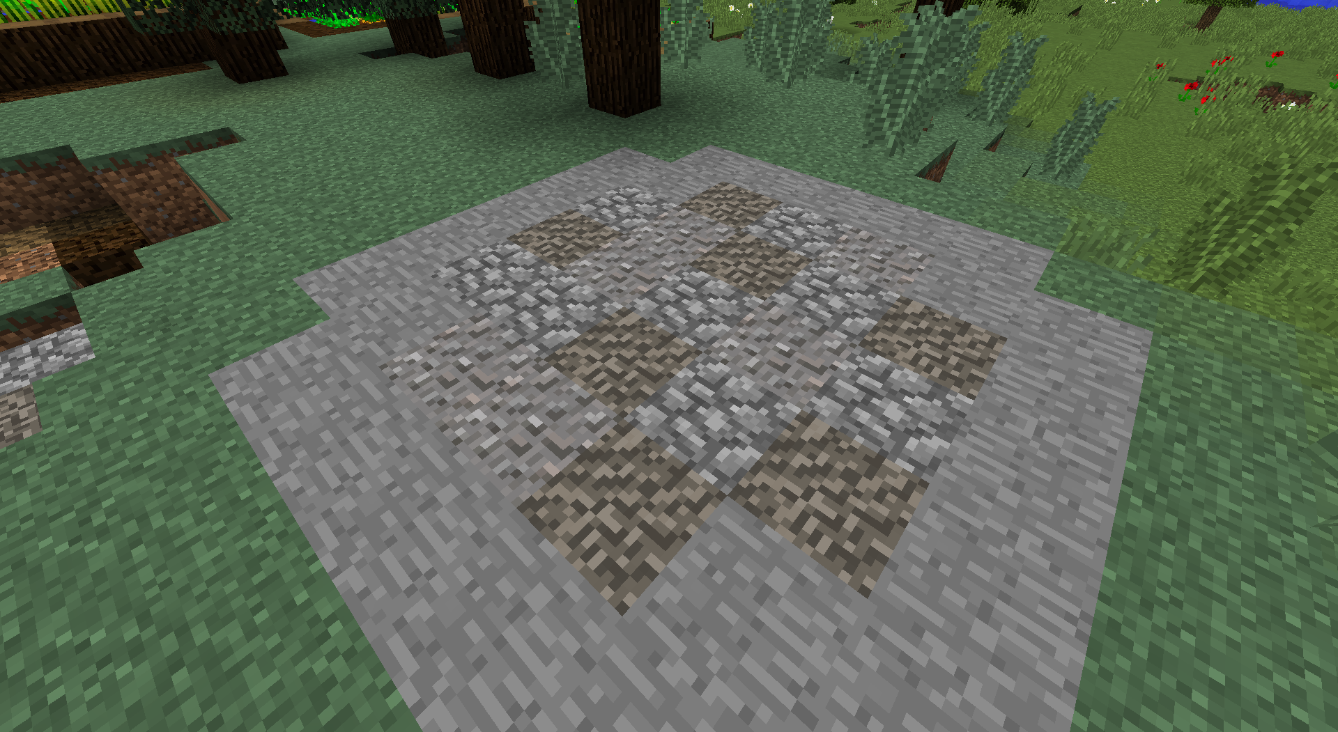 Gravel-Cobblestone-Acacia Bark Mulch Blend (v0.2)