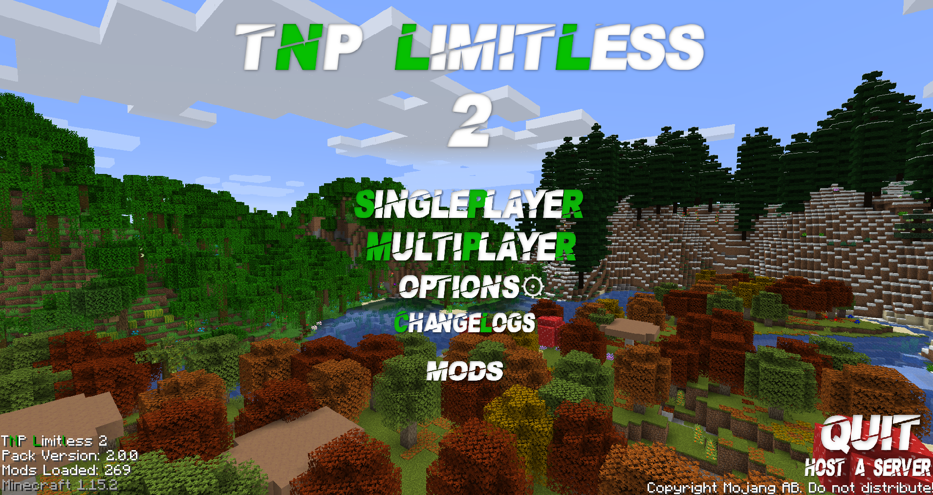 Main Menu - v2.0.0 Update