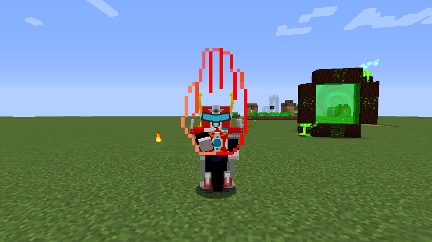 Fire Hand launched by Xingtian Armor with Mana.