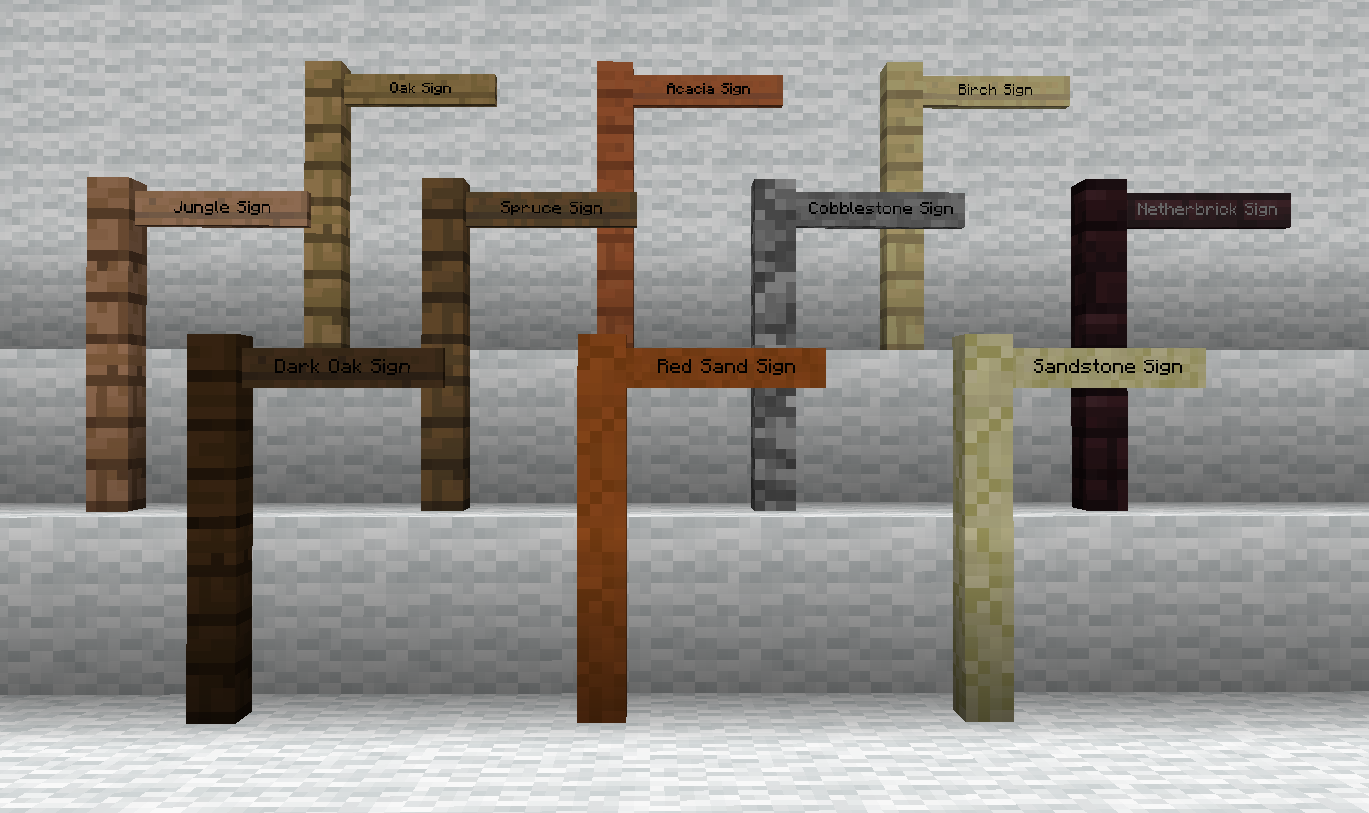 Custom Signposts Mods Minecraft Curseforge