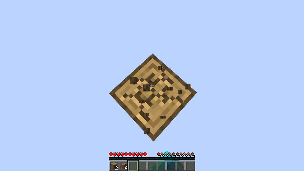 You can break the blocks and new, different blocks will appear