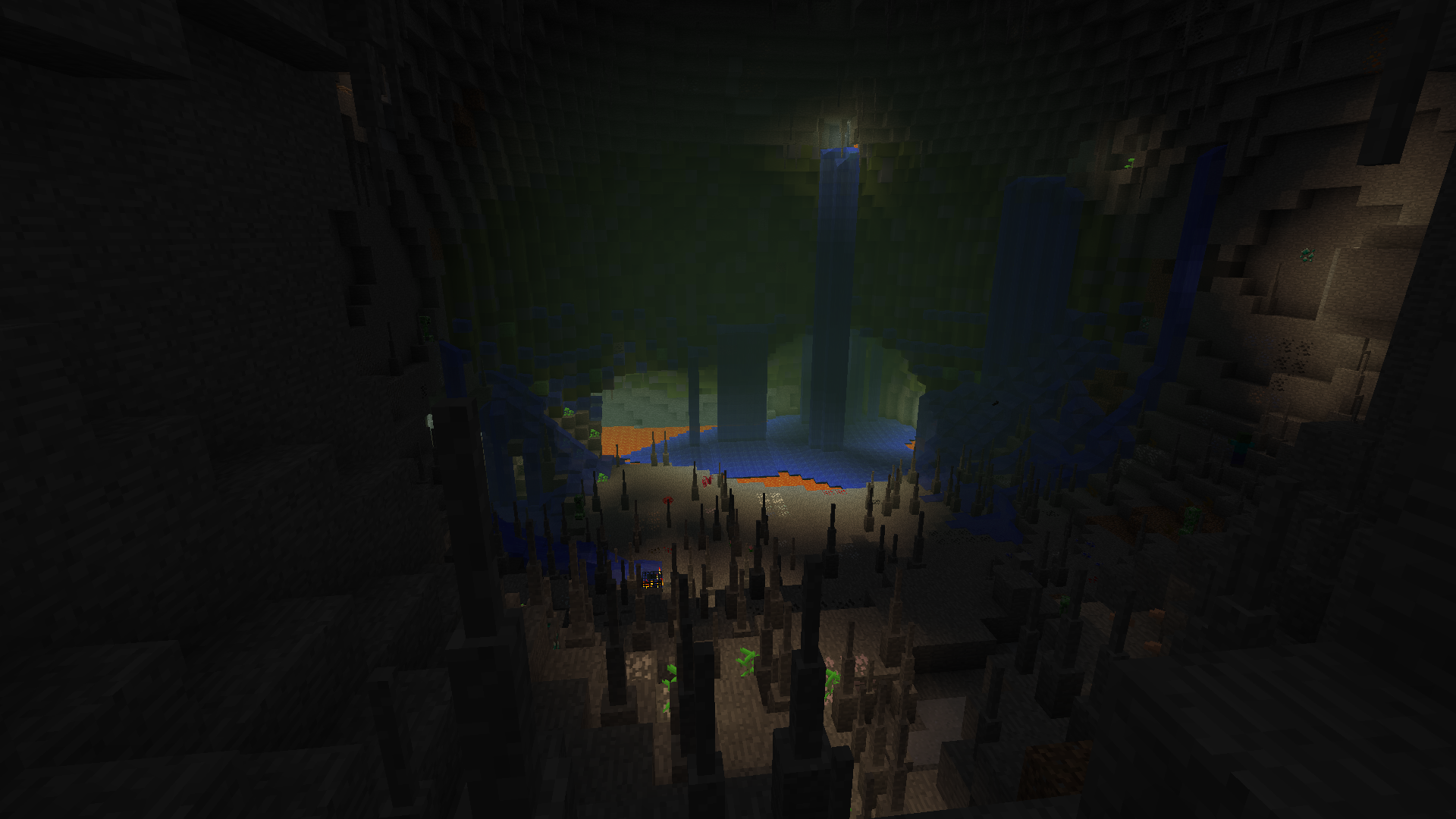 Hughe caves in the overworld
