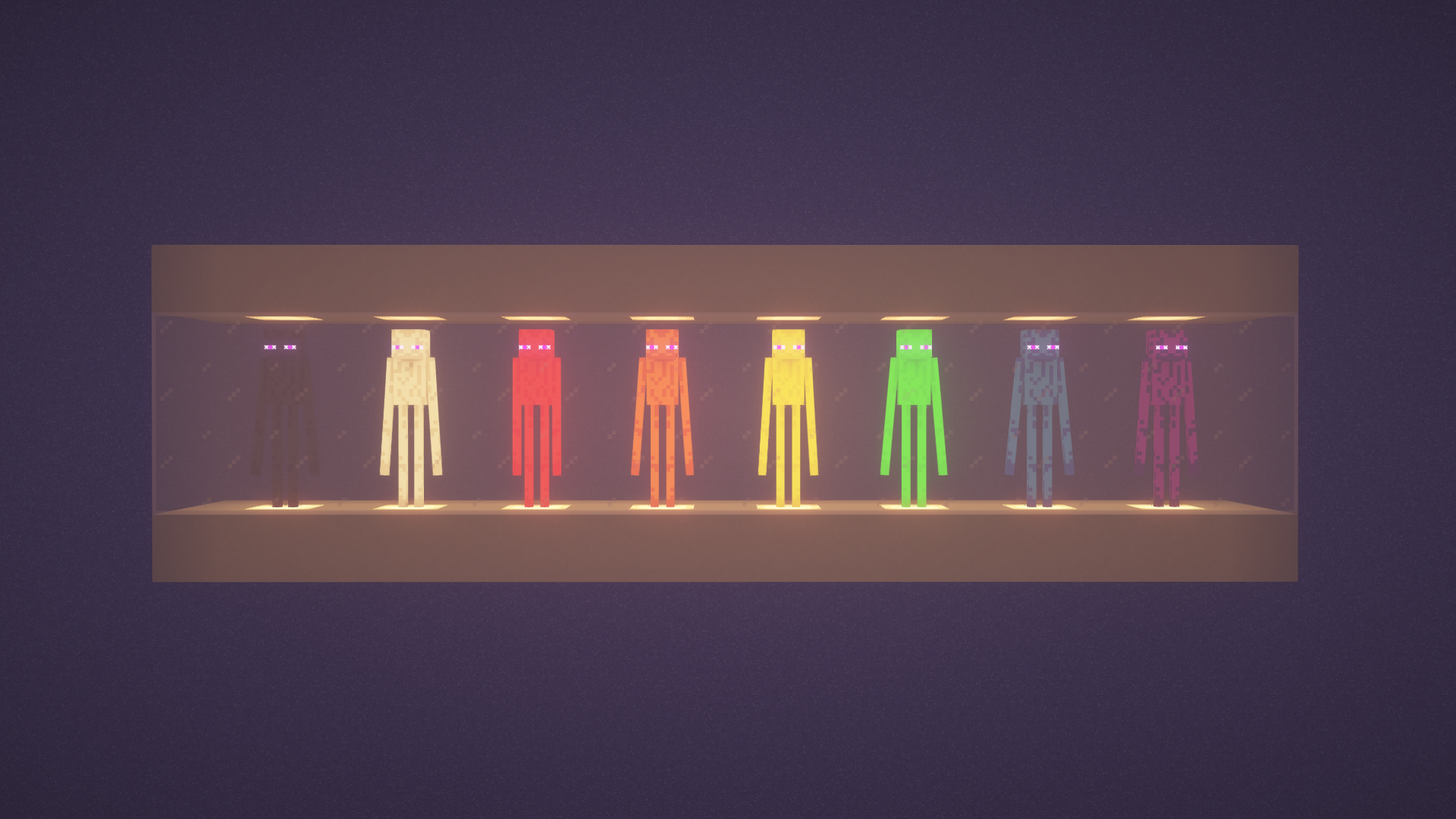 Colourful Endermen