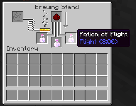 Brewing Long Potion of Flight