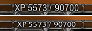 XP Bar - Before and with addon