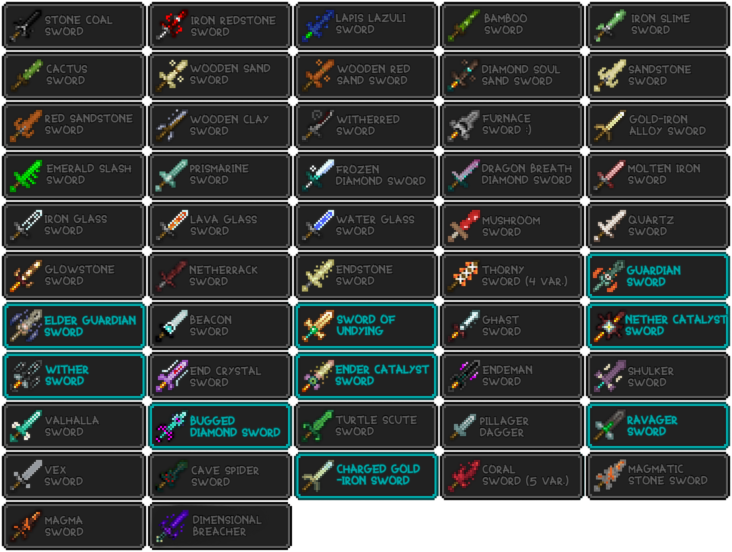 Swords And Items [1.15.2]