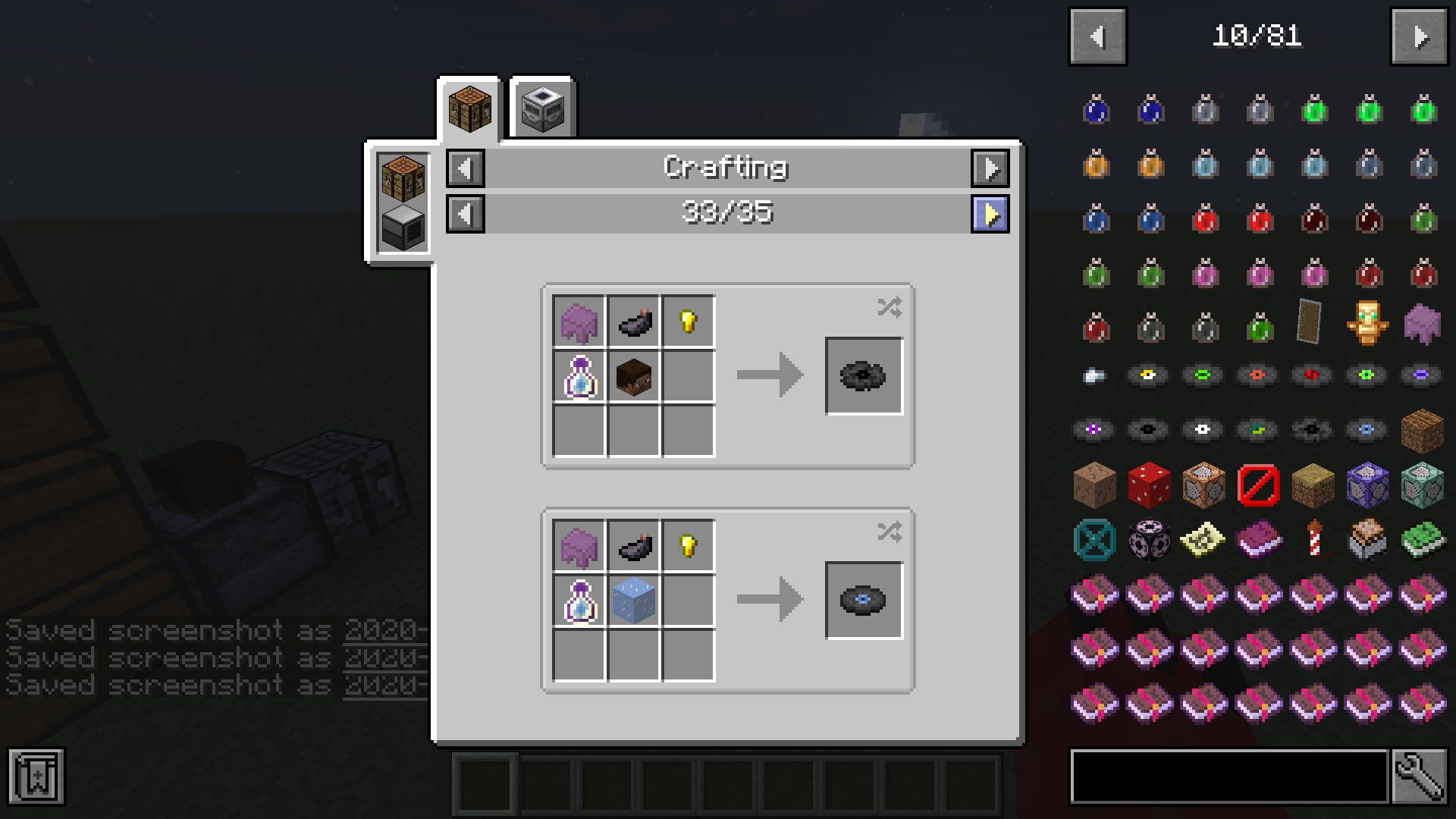 Some Music Disc recipes