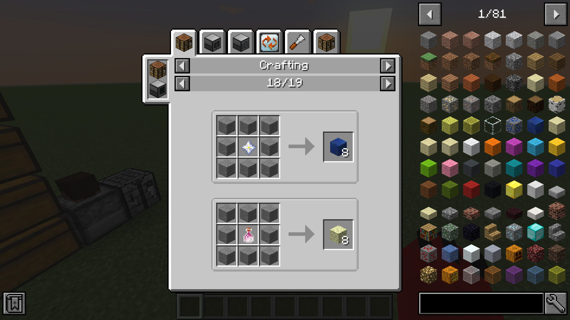 Lapis Lazuli Block and End Stone