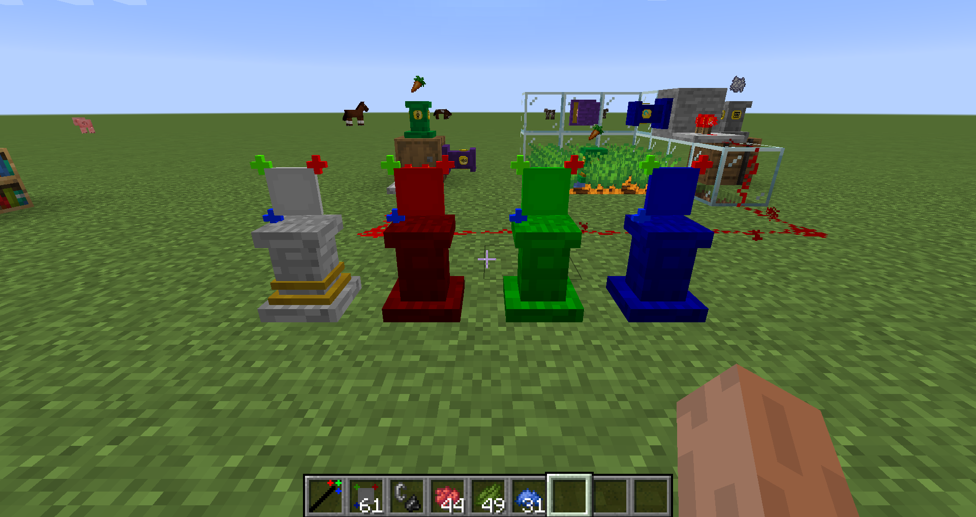 64 Colors Of Pedestals