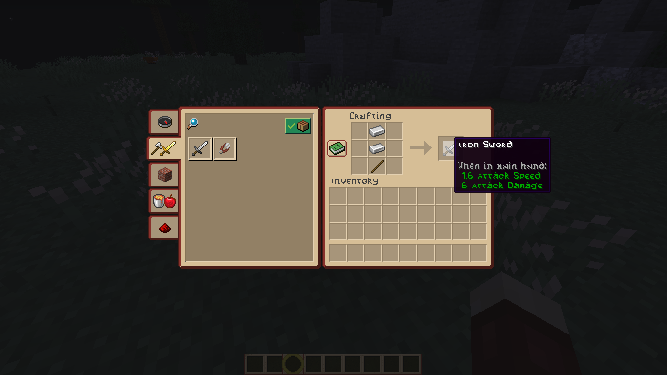 Crafting Menu