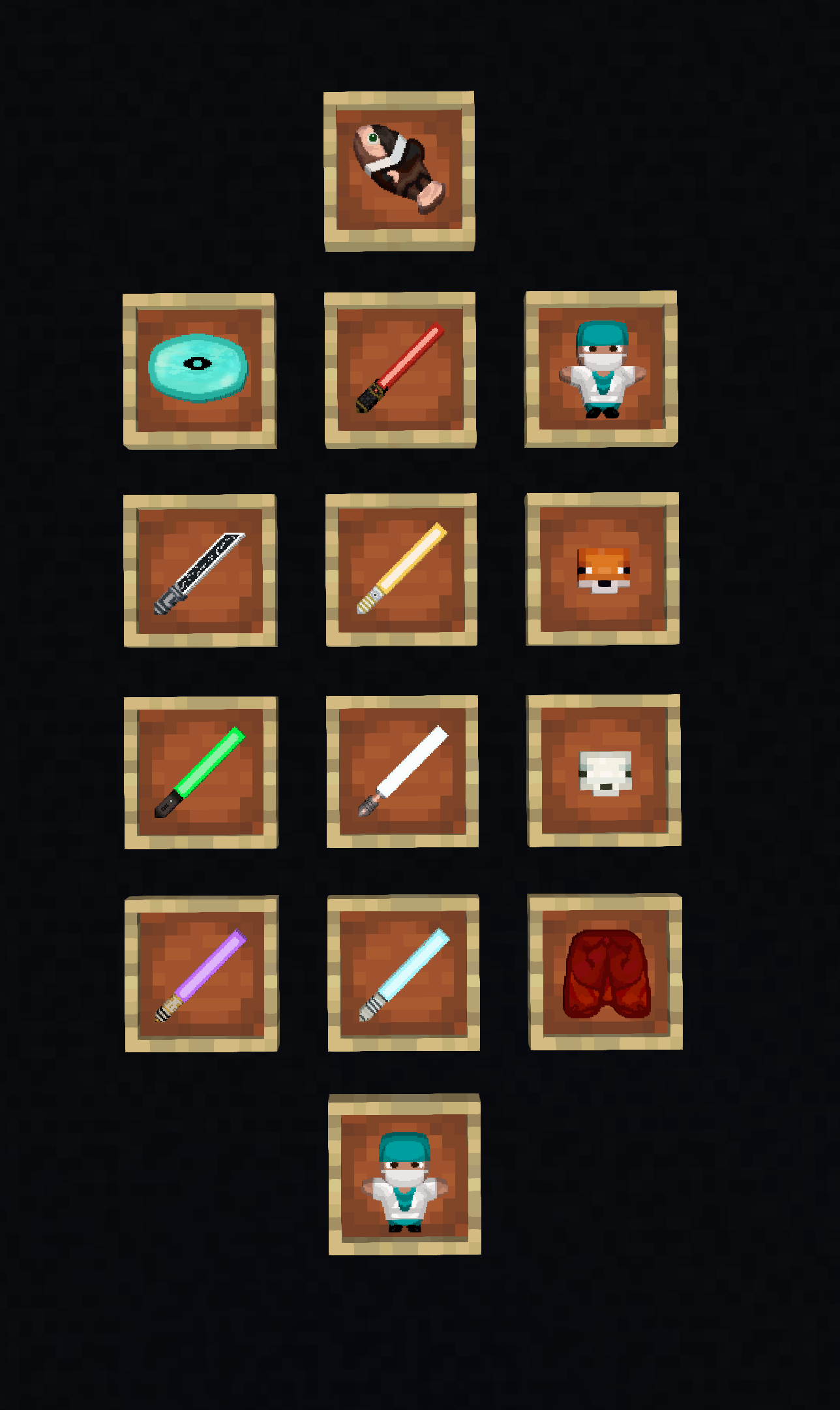 These are some of the items that get changed with this resourcepack (some can only be seen with optifine).
